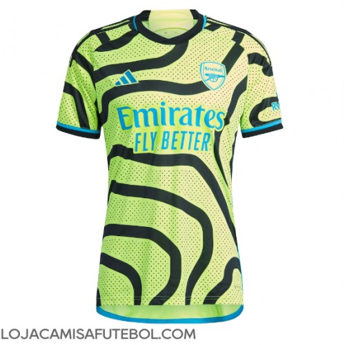 Camisa de Futebol Arsenal Equipamento Secundário 2023-24 Manga Curta